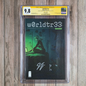 W0rldtr33 #1 CGC 9.8 SS Fernando Blanco, James Tynion IV, Recalled printing error edition (Cert 3001)