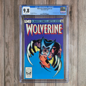 Wolverine Limited Series #2 CGC 9.8 WP 1st full appearance of Yukio, a skilled fighter and ally of Logan (cert 9023)