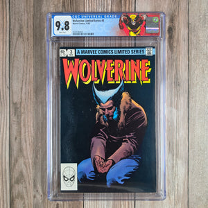 Wolverine Limited Series #3 CGC 9.8 WP Issue #3 of the first Wolverine solo series (cert 6004)