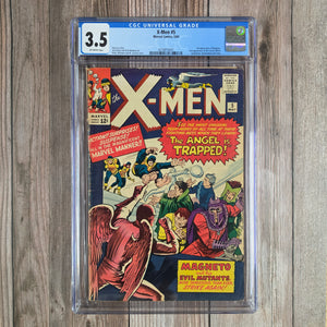 X-Men #5 CGC 3.5 Introduction of Asteroid M, Magneto's headquarters in outer space (cert 6001)
