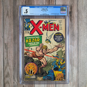 X-Men #10 CGC 0.5 1st silver age appearance of Ka-Zar (cert 8007)