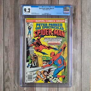 Spectacular Spider-Man #1 CGC 9.2 Second ongoing Spider-Man headlining series (cert 5009)