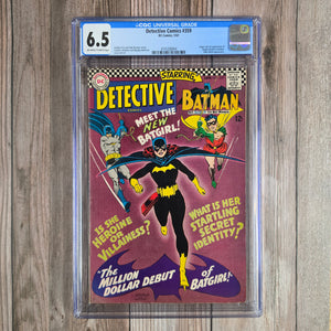 Detective Comics #359 CGC 6.5 1st appearance and origin of Batgirl, Barbara Gordon (cert 8004)