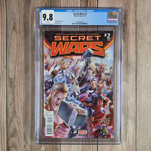 Secret Wars #2 CGC 9.8 1st appearance of God Emperor Doom, an all-powerful, alternate reality version of Doctor Doom (cert 9001)