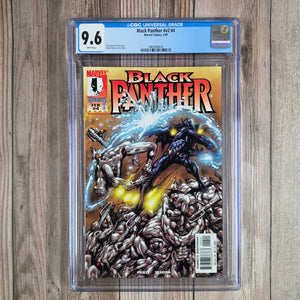 Black Panther #4 CGC 9.6 1st full appearance of the White Wolf, an adoptee of Wakanda (cert 9016)