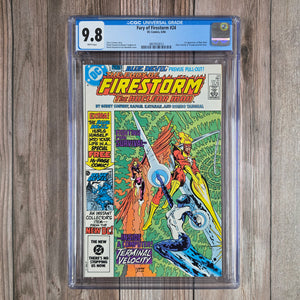 Fury of Firestorm #24 CGC 9.8 WP 1st appearance of the Blue Devil (cert 0010)