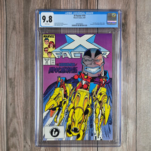 X-Factor #19 CGC 9.8 WP 1st team cover appearance of the Horsemen of Apocalypse (cert 0007)