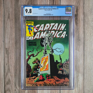 Captain America Special Edition #2 CGC 9.8 WP Iconic artwork by Jim Steranko (cert 0005)