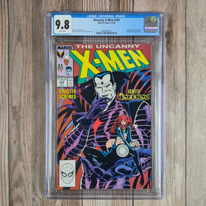 Uncanny X-Men #239 CGC 9.8 1st cover appearance of Mr. Sinister (Cert 0019)