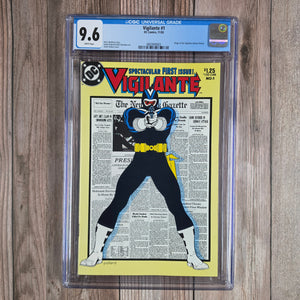 Vigilante #1 CGC 9.6 WP First ongoing series featuring Vigilante (cert 9003)