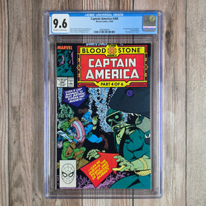 Captain America #360 CGC 9.6 2nd cameo appearance of Crossbones (cert 9005)