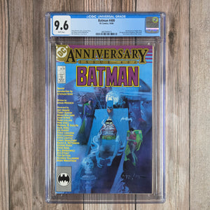 Batman #400 CGC 9.6 WP Cover art by Bill Sienkiewicz (cert 9013)