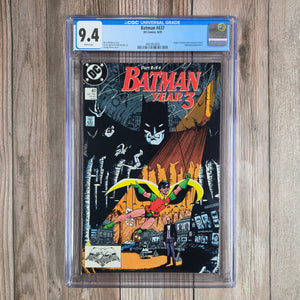 Batman #437 CGC 9.4 WP Origin of robin (Dick Grayson) retold (cert 4005)