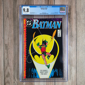 Batman #442 CGC 9.8 WP 1st appearance of Tim Drake in the classic Robin costume (cert 4020)