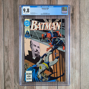 Batman #446 CGC 9.8 When the Earth dies - chapter 2 (cert 4024)
