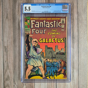 Fantastic Four #48 CGC 5.5 1st Appearance of Silver Surfer, 1st cameo appearance of Galactus (Cert 7001)