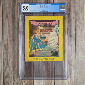 Cinderella #nn CGC 5.0 Rare Golden age miniature publication (cert 2002)
