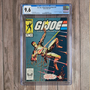 G.I. Joe: A Real American Hero #21 CGC 9.6 WP 1st appearance of Storm Shadow  (Cert 5008)