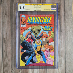 Invincible #133 CGC 9.8 Variant Cover, SS Ryan Ottley, Copies ordered by retailers: 11,505 (cert 2006)