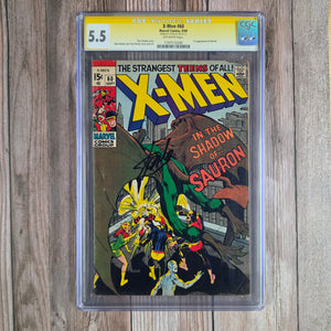 X-Men #60 CGC 5.5 SS Stan Lee,  Origin & 1st Appearance of Sauron (Doctor Karl Lykos) (Cert 2030)