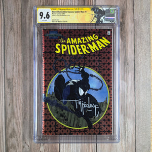 Marvel Collectible Classics: Spider-Man #1 CGC 9.6 SS Todd McFarlane, Amazing Spider-Man #300 reprint (cert 1001)