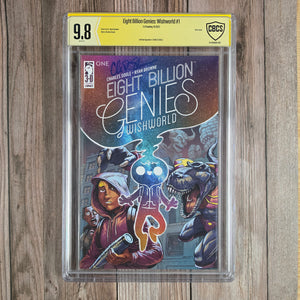 Eight Billion Genies: Wishworld #1 CBCS 9.8 Verified Signature: Charles Soule, NYCC Limited Edition One-shot original story (Cert 002)