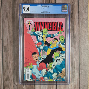 Invincible #3 CGC 9.4 1st cover appearance of Omni-Man (cert 2006)