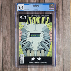 Invincible #4 CGC 9.4 Copies ordered by retailers: 7,558 (cert 2005)
