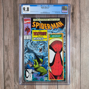 Spider-Man #11 CGC 9.8 Wolverine and Wendigo appearance (cert 3011)