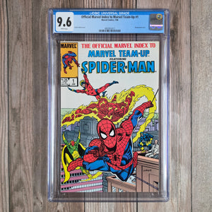 Official Marvel Index to Marvel Team-Up #1 CGC 9.6 WP Wraparound cover (cert 3017)