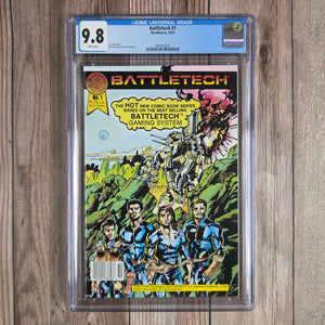 Battletech #1 CGC 9.8 WP full color issue (cert 3021)
