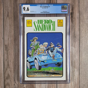 Hero Sandwich #1 CGC 9.6 WP low print run (cert 3022)