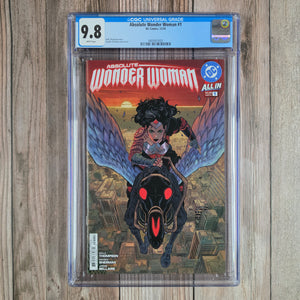 Absolute Wonder Woman #1 CGC 9.8 Premiere Issue Intro Circe & Pegasus, Cover art by Hayden Sherman (Cert 3025)