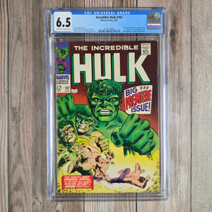 Incredible Hulk #102 CGC 6.5 Origin of Hulk retold (Cert 8006)