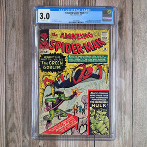 Amazing Spider-Man #14 CGC 3.0 1st appearance of the Green Goblin (cert 0002)