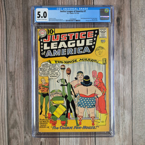 Justice League of America #7 CGC 5.0 Kathy (Batwoman) Kane & Lois Lane cameo (cert 6001)