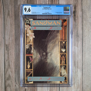 Sandman #1 CGC 9.6 WP Final Simon and Kirby collaboration (Cert 0008)