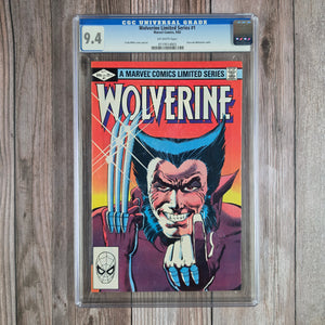 Wolverine Limited Series #1 CGC 9.4 First solo Wolverine title (cert 4003)