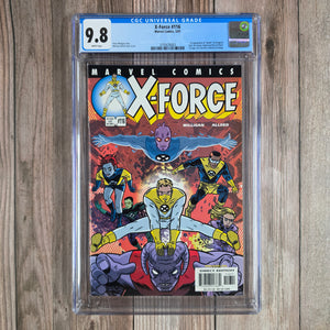 X-Force #116 CGC 9.8 1st team appearance of X-Statix: Coach, Anarchist, Battering Ram, Gin Genie, La Nuit, Plazm, Sluk, Zeitgeist, Doop, U-Go Girl (cert 6003)