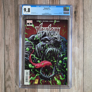 Venom #9 CGC 9.8 1st full appearance of Dylan Brock, son of Eddie Brock - cameo in Venom #7 (cert 8002)