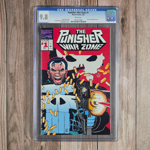 Punisher War Zone #1 CGC 9.8 Die-Cut Wraparound cover (cert 1080)