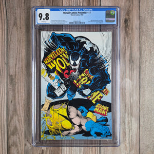 Marvel Comics Presents #117 CGC 9.8 1st Meeting and Battle of Wolverine and Venom, 1st Appearance of Ravage 2099 in Preview, Flipbook Edition (Cert 1002)