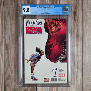 Moon Girl and Devil Dinosaur #1 CGC 9.8 1st appearance of Moon Girl, Lunella Lafayette (cert 8011)