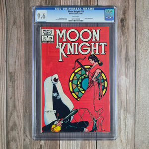Moon Knight #24 CGC 9.6 WP Negative space cover (cert 5008)