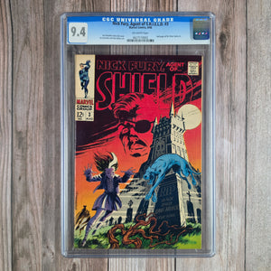 Nick Fury, Agent of S.H.I.E.L.D #3 CGC 9.4 Cover art by Jim Steranko (cert 0003)