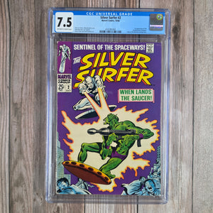 Silver Surfer #2 CGC 7.5 1st appearance of Badoon (cert 1004)*
