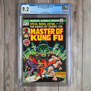 Special Marvel Edition #15 CGC 9.2 1st appearance of Shang-Chi, the Master of Kung-Fu (cert 2006)