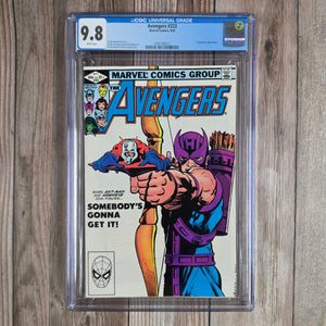 Avengers #223 CGC 9.8 WP ICONIC Cover Art by Ed Hannigan (Cert 6012)
