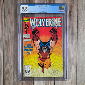 Wolverine #27 CGC 9.8 Iconic cover art by Jim Lee (cert 6017)