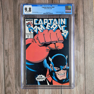 Captain America #354 CGC 9.8 WP 1st Full Appearance and Cover of John Walker as U.S. Agent (Cert 0016)